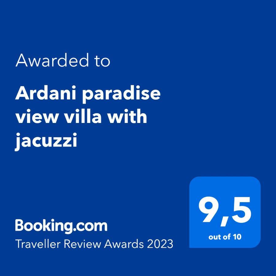 Ardani paradise view villa with jacuzzi Amoopi Zewnętrze zdjęcie